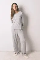 Pyžamo women'secret dámské, šedá barva, 3132167