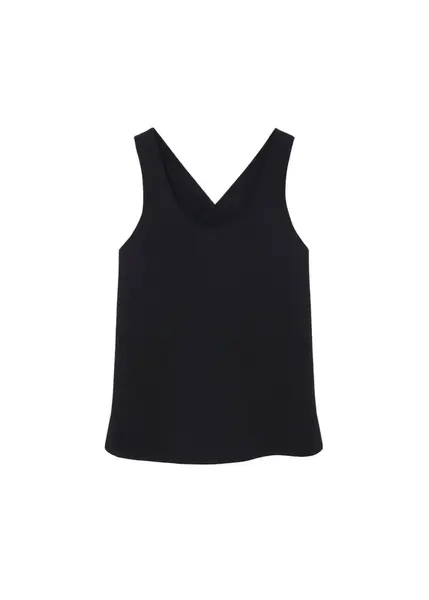 MANGO Top 'Utah'  čierna