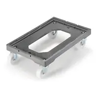 Modrý vozík na tašky