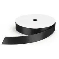 Saténová stuha šířka 25mm, délka 45m, černá