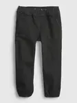 GAP Dětské džiny black denim joggers - Kluci
