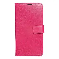 Flipové pouzdro MEZZO Book case pro Samsung Galaxy A25 5G, mandala magenta