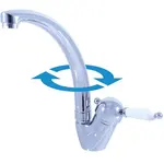 RAV-SLEZÁK Baterie umyvadlová/dřezová stojánková LABE L506.0/3