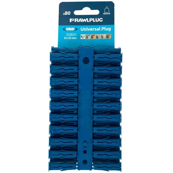 Hmoždinka univerzálna UNO BLUE 8 x 32 mm (80 ks)