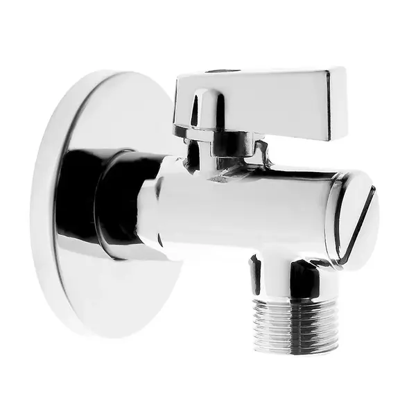 Rohový guľový ventil  1/2” x 3/4”  s rozetou a filtrom Z1234KF