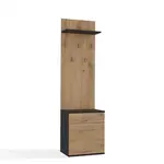 Vešiak Duo Antracit/Artisan