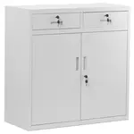 Skriňa Lena kovová šedý