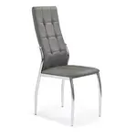 Stolička K209 kov/ekokoža popol 43x54x101