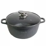 Hrniec granitový 4,5L so sklenenou pokrievkou