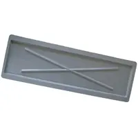 Odkvapkávacia tácka na riad 80 strieborná