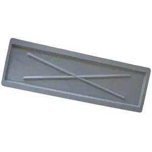 Odkvapkávacia tácka na riad 80 strieborná