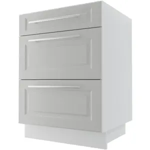 Kuchynská skrinka Emporium D3M/60 light grey stone/biela