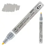 Stavebný popisovač olejový strieborný