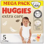 HUGGIES Extra Care 5 plenky box 11-25 kg 66 kusů