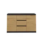 Komoda 2D3S antracit/artisan