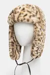 Čepice Kangol LEOPARD TRAPPER hnědá barva, K4266ST.SL156