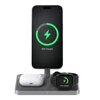 ZIKE Z557C 3-in-1 Qi2 Magnetic Wireless Charging Stand