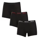 HUGO 3PACK pánské boxerky černé (50517886 991) L