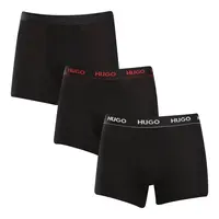 HUGO 3PACK pánské boxerky černé (50517886 991) L