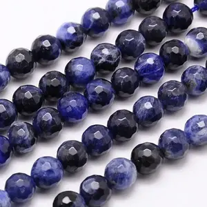 Natural Sodalite Beads Strands
