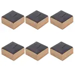 Square Wood Single Ring Display Stands