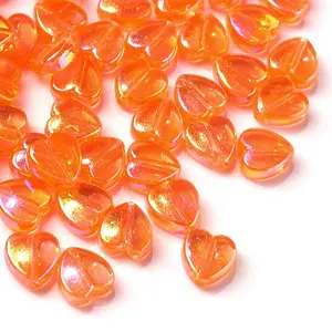 100Pcs Eco-Friendly Transparent Acrylic Beads