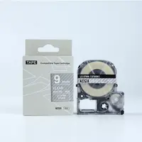 Epson LK-3TWN, ST9SW, 9mm x 9m, bílý tisk / průhledný podklad, kompatibilní páska