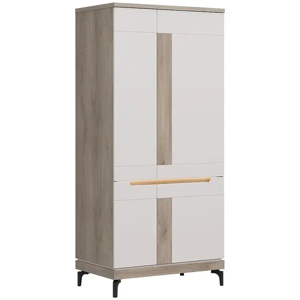 Skříň 2d Aston An11 dub cremona/kašmír