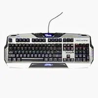 E-blue Mazer Mechanical 729, klávesnice CZ, herní, podsvícená s hnědým spínačem typ drátová (USB), černá, mechanická