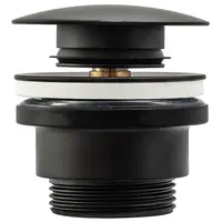 Umyvadlová výpusť klik-klak univerzální Rea A5216 černá