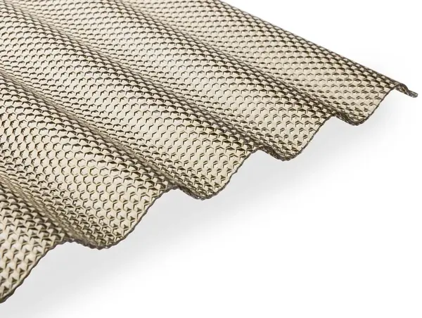 Gutta Polykarbonátová deska Guttagliss WABE 6,00 x 1,05 m bronz