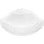 Vanička čtvrtkruhová Oliver 80X80X15/25