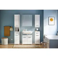 MID.YOU KOUPELNA vysoce lesklá bílá