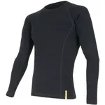 Sensor MERINOWOOL DR M Pánske funkčné tričko, čierna, veľkosť XXXL