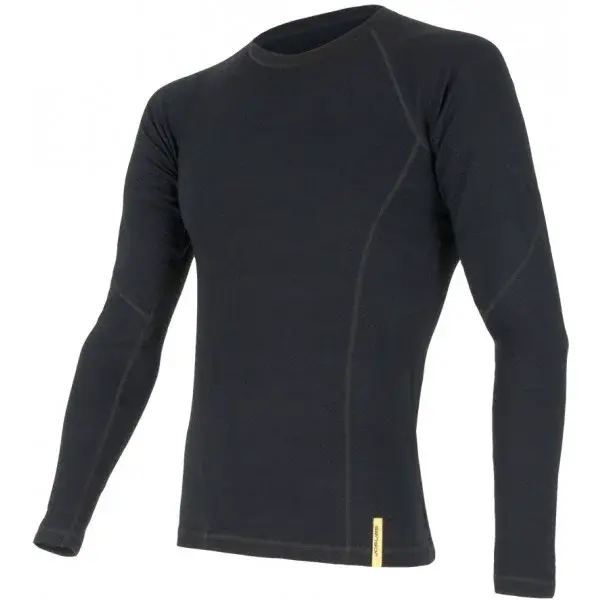 Sensor MERINOWOOL DR M Pánske funkčné tričko, čierna, veľkosť XXXL
