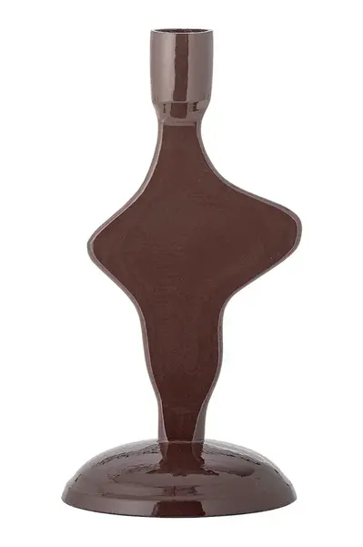 Dekorativní svícen Bloomingville Cidra 20 x 10 cm hnědá barva