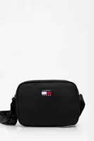 Kabelka Tommy Jeans černá barva, AW0AW18070