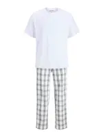 JACK & JONES Tepláková súprava 'JACLuca'  námornícka modrá / sivá / čierna / biela