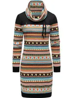 Ragwear Šaty 'Chlloe'  svetlomodrá / žltá / oranžová / čierna