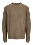 Jack & Jones Plus Sveter 'JPRBLAMAVERICK'  hnedá melírovaná