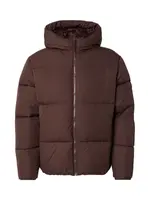 HOLLISTER Zimná bunda  hnedá