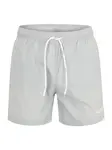 HUGO Plavecké šortky 'Haiti'  svetlosivá / biela