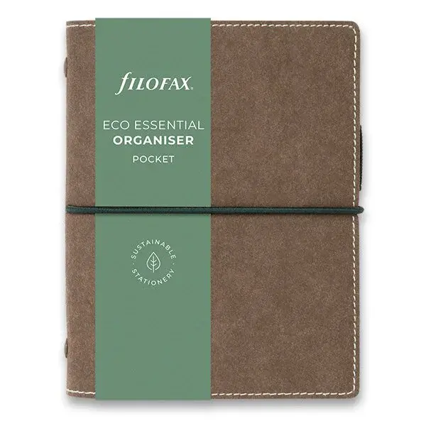 Kapesní diář Filofax Eco Essential - dark walnut