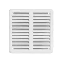 HACO vetracia mriežka so sieťkou, krytka 15x15 cm biela VM1515KB