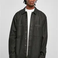 Oversized Denim Pocket Shirt RealBlack Washed