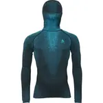 Odlo BLACKCOMB ECO Pánská funkční mikina, modrá, velikost