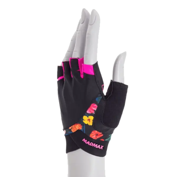 MadMax Flower Power rukavice MFG770 černé - XS