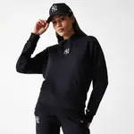 New Era NEW YORK YANKEES MLB MIDI LEAGUE ESSENTIAL HOODIE Dámska mikina, čierna, veľkosť