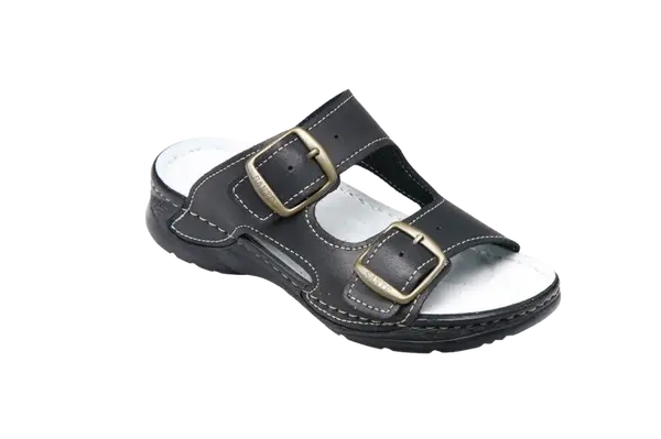 SANTÉ Dámský pantofel D/10/60/CP Černá v.42