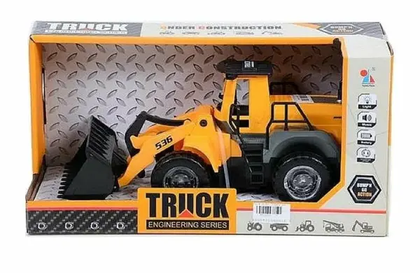 Buldozer na baterie se zvukem